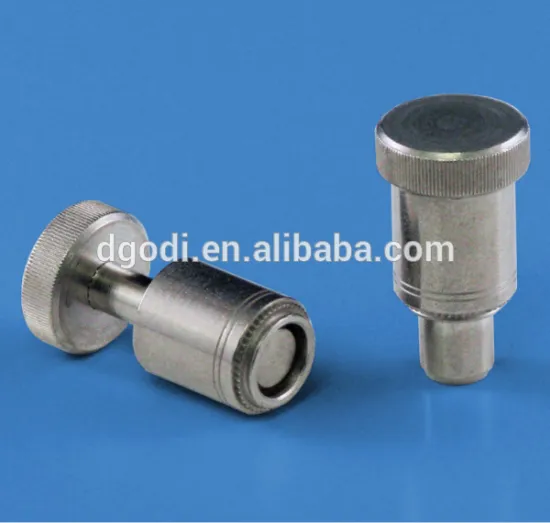 ISO9001 certificated custom made straight knurling steel spring loaded pin