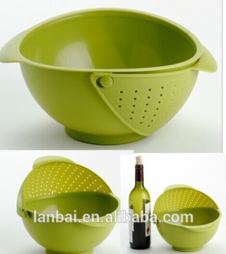 2014 new design FDA SGS Multifunction folding Drain rack /Plastic basket wash dish drop