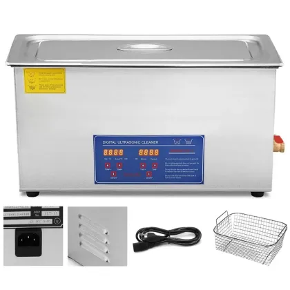30L Ultra Sonic Cleaner with Basket for Jewelry Ultrasonic Cleaning