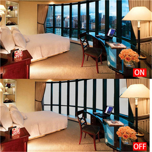 PDLC Smart Film Switchable Intelligent Electrochromic Electric Privacy Glass Frosting Glass