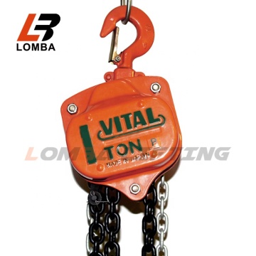 VITAL Manual Chain Hoist Block Tackle 2 Ton 4400lb Capacity Engine Lift
