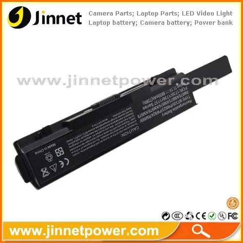 6600mah Replacement 9 Cell For Dell Studio 1735 1737 Laptop Battery 312-0711 