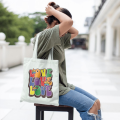 LOVE Rainbow Design Pride Day Tote Bag