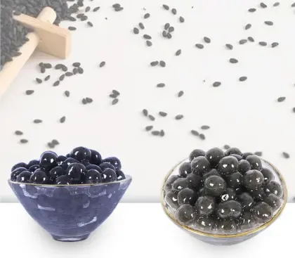 Yummy Frozen Black sesame Boba