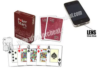 Belgium Copag Plastic Poker Stars Marked Poker Cards For Poker Analyzer