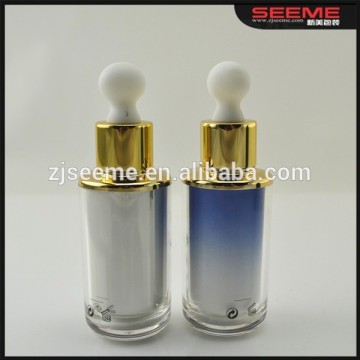 Round eye dropper bottle; plastic eye dropper bottle; skin care cosmetics packaging