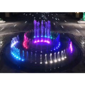Design and construction of round pool music fountain