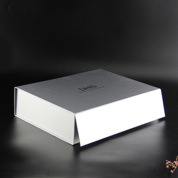 Custom book shape hot stamping magnetic paper box