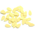 Wholesale Polymer Slice Yellow Almond Shape Slime Slice Polymer Caly For Nail Art Decor Supplies Polymer Caly For Craft Making