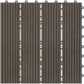 Carbonized Bamboo Deck Tiles Outdoor deck Interlocking Patio