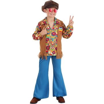 Kid&#39;s hippie -kostuum voor feestcarnaval Day