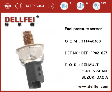 Fuel Rail High Pressure Sensor 9144A010B for FORD,NISSAN,RENAULT,SUZUKI,DACIA