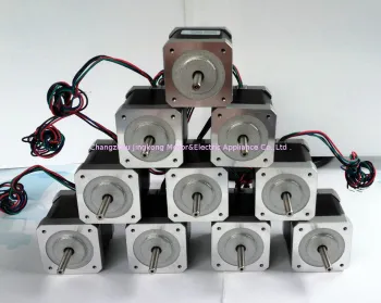 Bipolar Cnc Router Stepper Motor Kit 2 Phase , Nema 17 4400g.cm 61 Oz-in