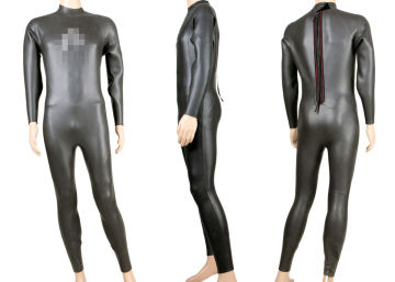 Smooth Skin Neoprene 3mm Long Sleeve Triathlon Wetsuit, Scuba Diving Suits Ykk Zipper