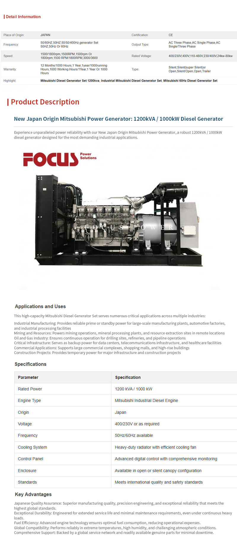 Industrial-Mitsubishi-Diesel-Generator-Set-12