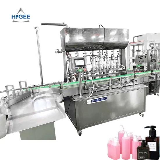 Laundry Detergent and Liquid Soap Filling and Capping Machine Supplier