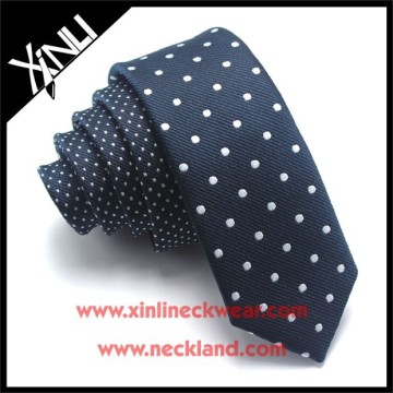 Shengzhou Manufacturer 100% Silk Woven Wholesale Ties Silk Fabric Polka Dots