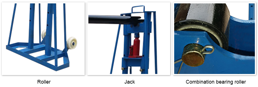5t 10t Heavy Load Hydraulic Cable Reel Stand, High Quality 5t 10t Heavy  Load Hydraulic Cable Reel Stand on