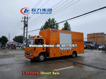 Mobile Power Generation Truck - Factory Isuzu 4x2 500kw-2000kw Silent Power Supply Vehicle