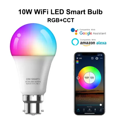 Smart Bulb WiFi LED with HomeKit, Alexa, and Google Assistant Support - Dimmable