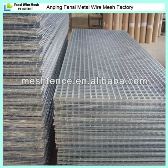 1.2*2.4m electro glavnized 1/2'' welded wire mesh panel