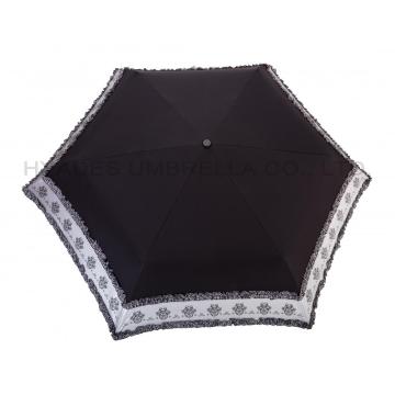 Parapluie pliant pour femme avec sac de transport