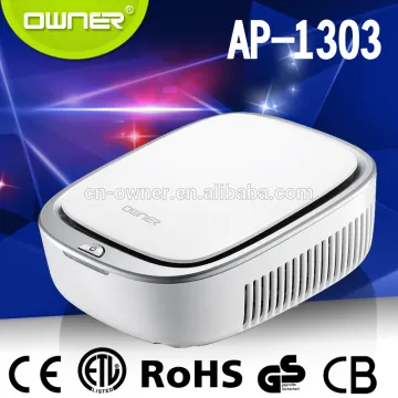 2014 Car Air Purifier with Negative Ionizer and Activated Carbon Filter