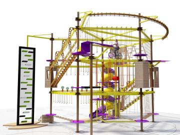 Indoor-Spielplatz für Kinderunterhaltung