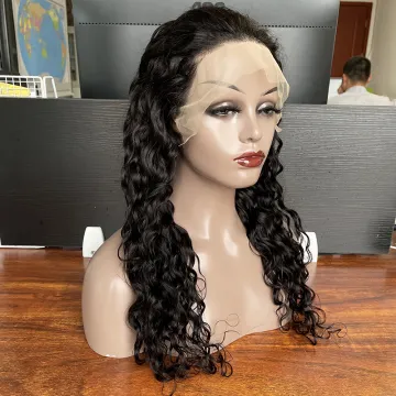 Wholesale Brazilian Virgin Curly Human Hair Lace Wig,Human Lace Front Hair Wig,Natural Wave Cuticle Aligned Hair Wig