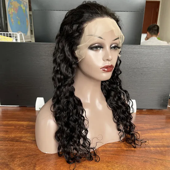 Wholesale Brazilian Virgin Curly Human Hair Lace Wig,Human Lace Front Hair Wig,Natural Wave Cuticle Aligned Hair Wig