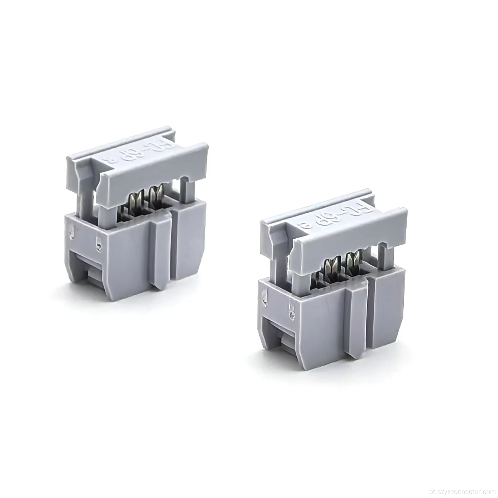 Conector de soquete IDC de passo de 2,54 mm 6P