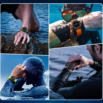 SUNROAD Diving Computer Watch - 100m Waterproof Men's Free Diving Watch