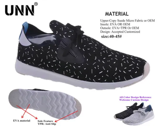 2016 new design casual shoes men factory