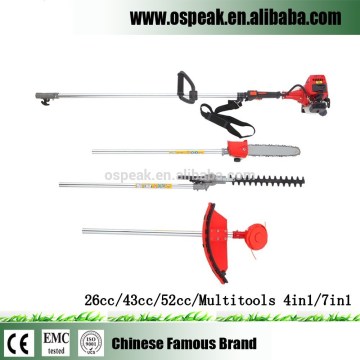 4in1/ 7in1 multitools gasoline 26cc 52cc brush cutter