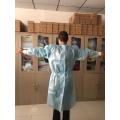 pp+pe non-woven fabric disposable isolation gown