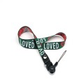 Promotional different length keys lanyards with logo pattern