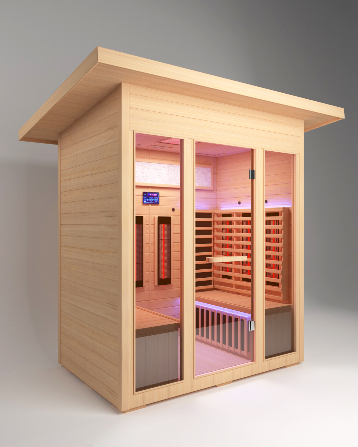 Outdoor Sauna Room Capacity Of Four Persons