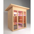 Capacidade da sala de sauna ao ar livre de quatro pessoas