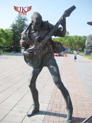 bronze music figures