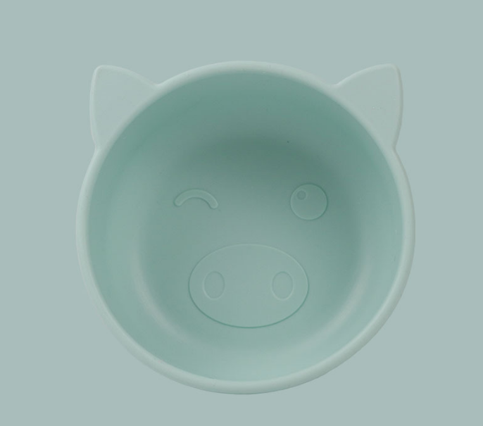 Silicone Pig Shaped Baby Bowls