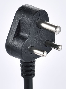 Indian 3Pins Plug with cable AC power cord