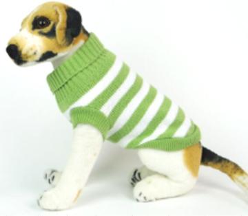 Free Stripe Knitting Pattern for Pet Dog Sweater Clothes Jumper