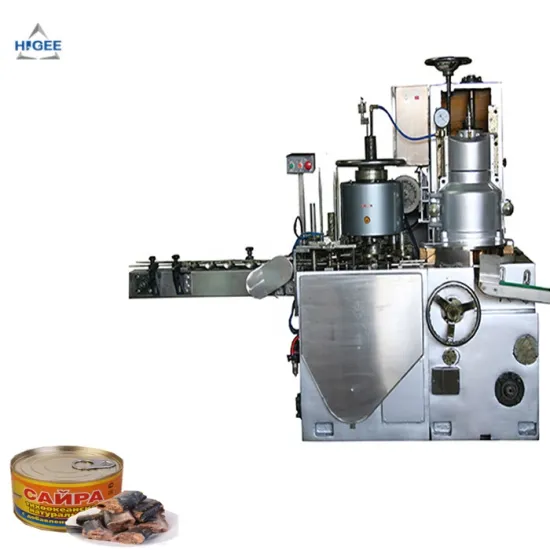 Canned Pork Luncheon Meat Filling and Seaming Machine with Labeling