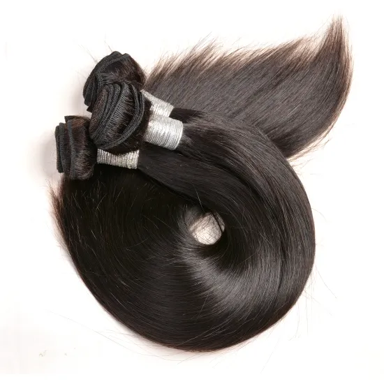 Factory Wholesale Better Virgin Cuticle Aligned Straight Wave Brazilian Human Hair Bundles