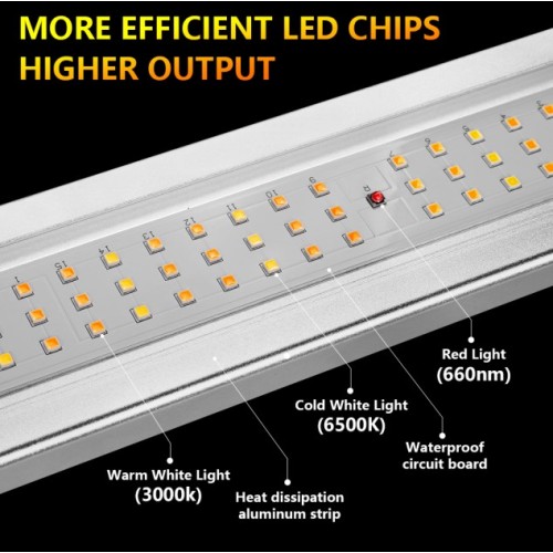 공장 Dicret 수직 농업 LED 성장 조명 640W