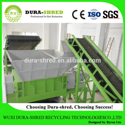 Dura-shred durable intimus rubber shredder for sale