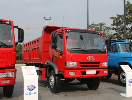 4X2 Diesel Engine FAW Dump Truck