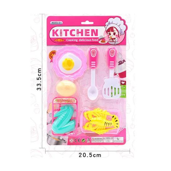 Promotional $1 Toys: 9-Piece Kitchen Set & Household Tableware Pretend Play Toy