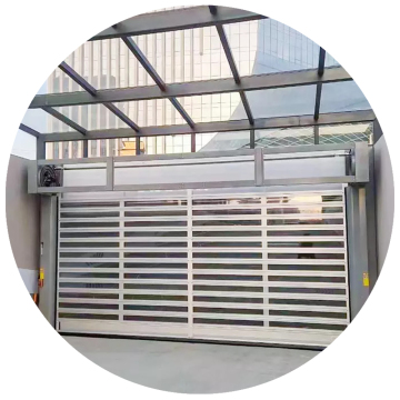Porta dell'otturatore a rotolamento rapido in lega di alluminio: apertura automatica e tecnologia a sollevamento rapido