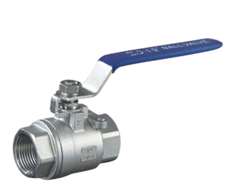 two-piece stainless steel thrsaded ball valve